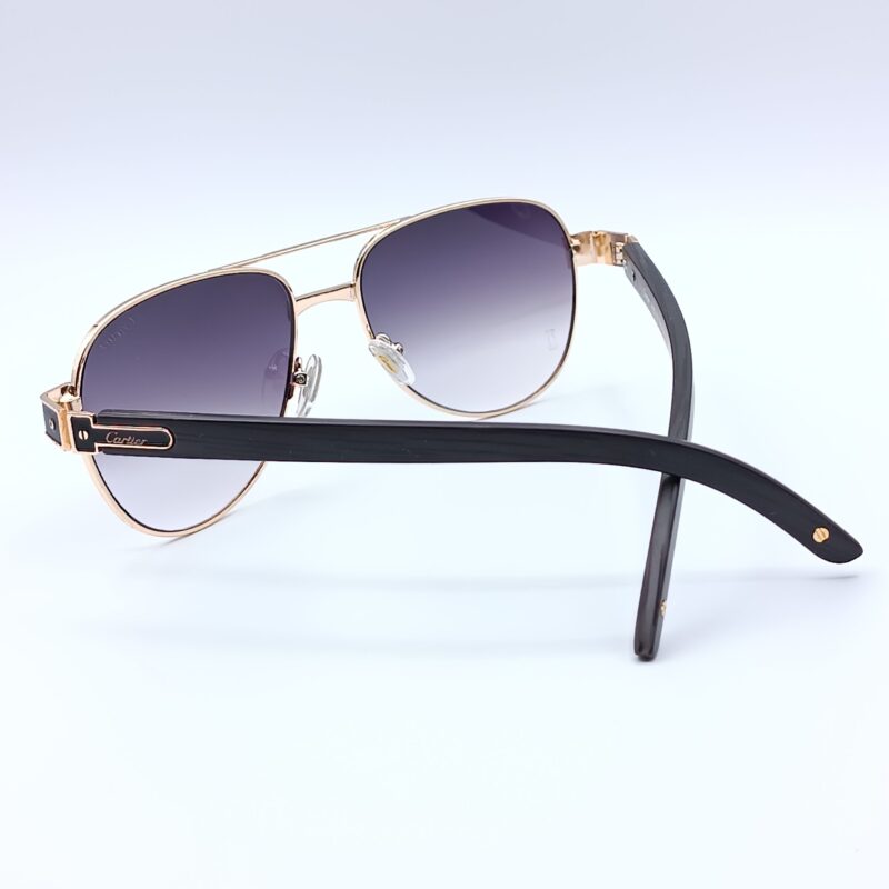 عینک افتابی مردانه کارتیر CARTIER مدل 121 - تصویر 4