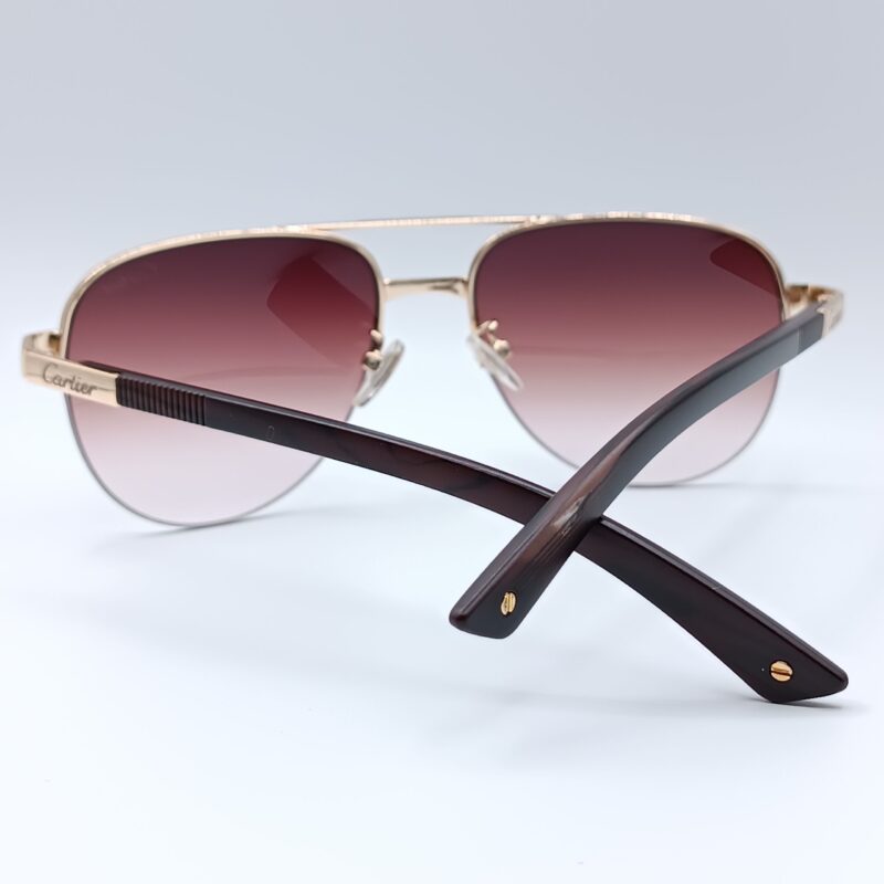 عینک آفتابی مردانه کارتیر CARTIER مدل 120 - تصویر 4