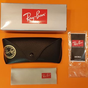 کیف عینک ری بن چرمی RAY BAN مدل ORIGINAL