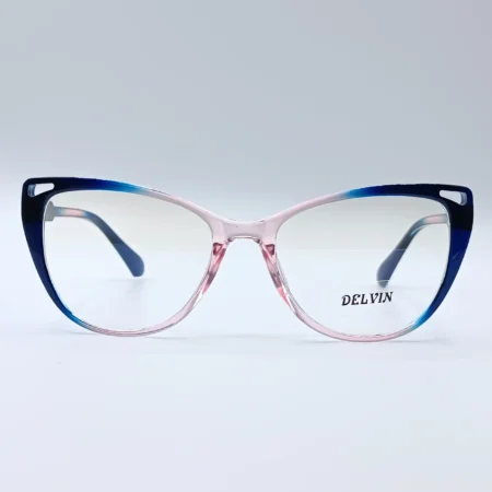 عینک طبی زنانه محافظ چشم با عدسی بلوکات DELVIN مدل 28077 COL7