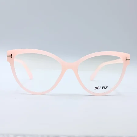 عینک طبی زنانه محافظ چشم با عدسی بلوکات DELVIN مدل 28033 COL6