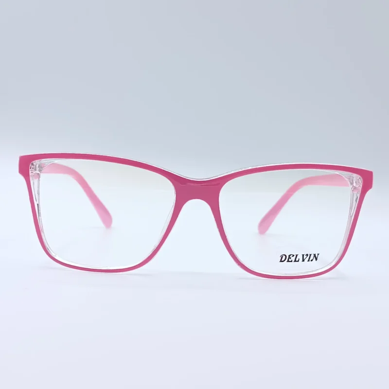 عینک طبی زنانه محافظ چشم با عدسی بلوکات DELVIN مدل 28037 COL6