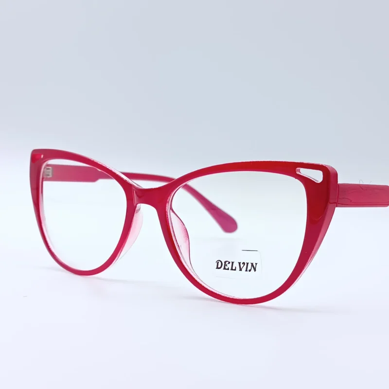 عینک طبی زنانه محافظ چشم با عدسی بلوکات DELVIN مدل 28077 COL5 - تصویر 3