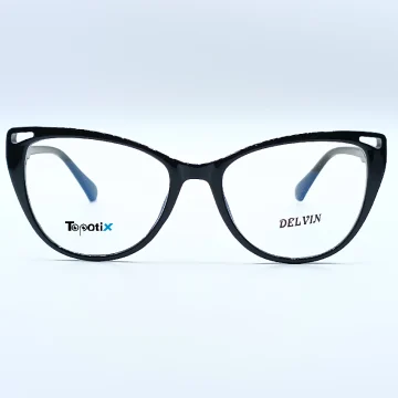 عینک طبی زنانه محافظ چشم با عدسی بلوکات دلوین مدل DELVIN 28077 COL1
