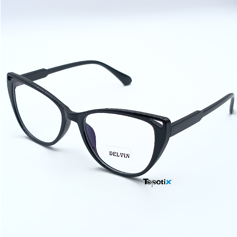 عینک طبی زنانه محافظ چشم با عدسی بلوکات دلوین مدل DELVIN 28077 COL1