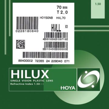 عدسی طبی هویا HOYA HILUX LONGLIFE 1.50