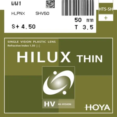 عدسی طبی هویا HOYA HILUX AQUA 1.50