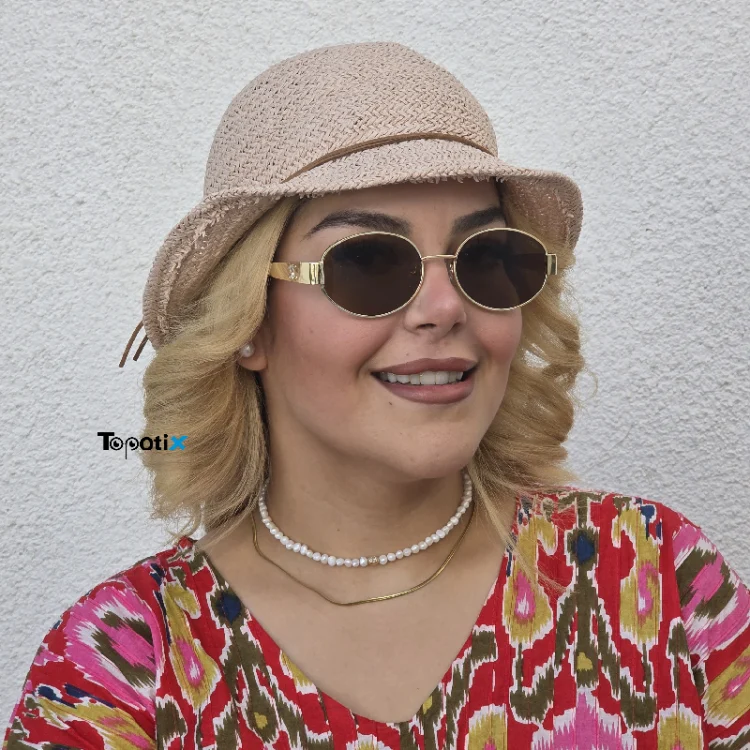عینک آفتابی زنانه سلین CELINE های کپی مدل 8246 COL2