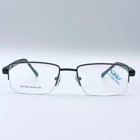 عینک طبی مردانه نیم فریم سافیلو SAFILO مدل 7705 COL1