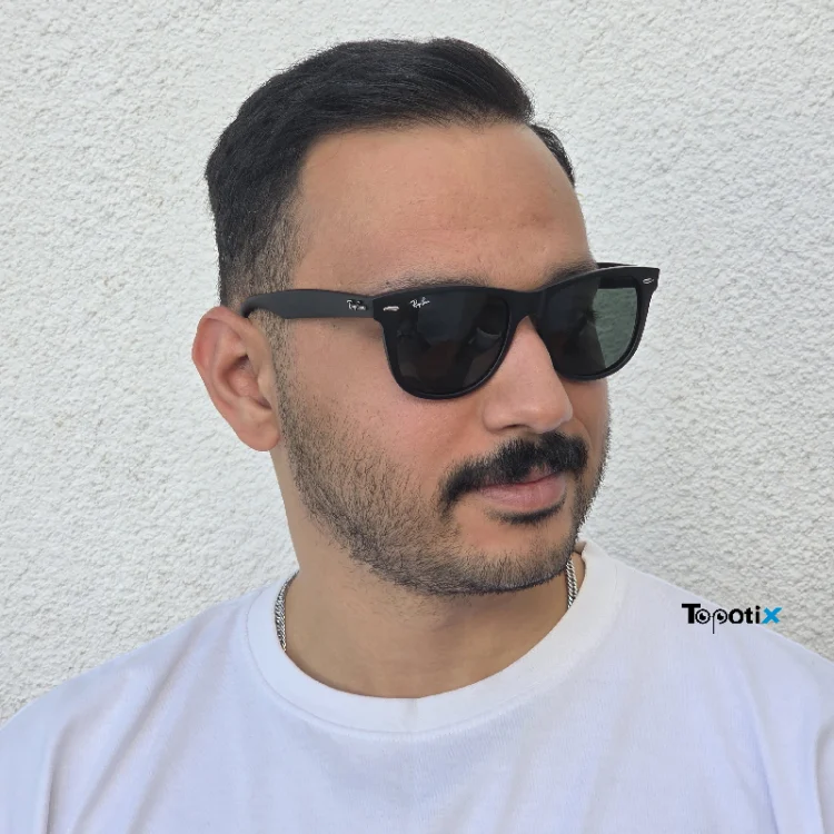 عینک آفتابی زنانه و مردانه ویفرر ری بن RAYBAN WAYFARER مدل RB2140 902S 3N